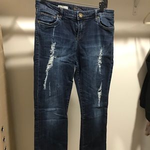 Kut size 8 distressed jeans